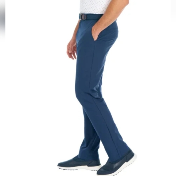 NWT Greg Norman Men's Performance Pants Blue 32x32 - Picture 3 of 5
